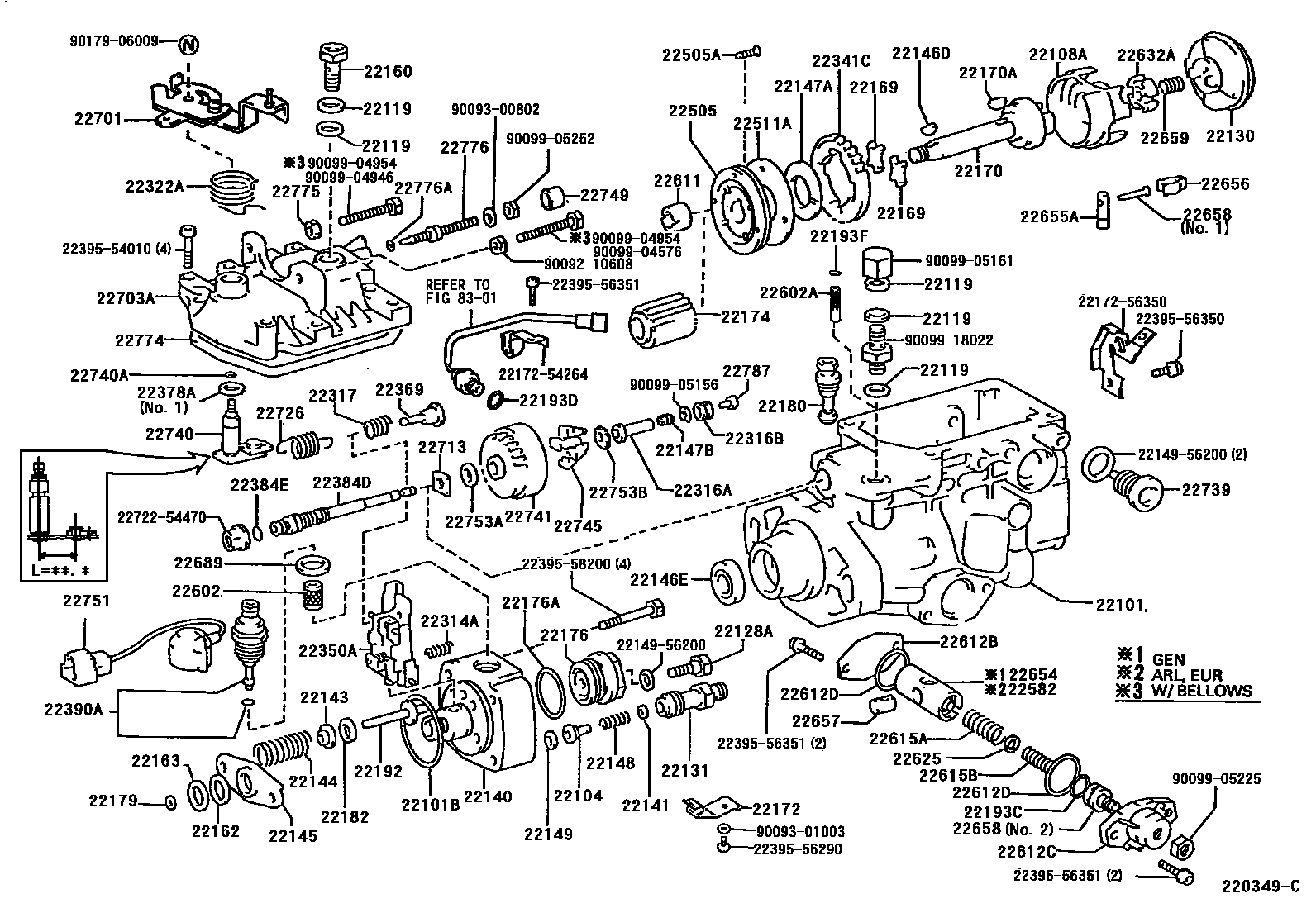 2203 — INJECTION PUMP BODY