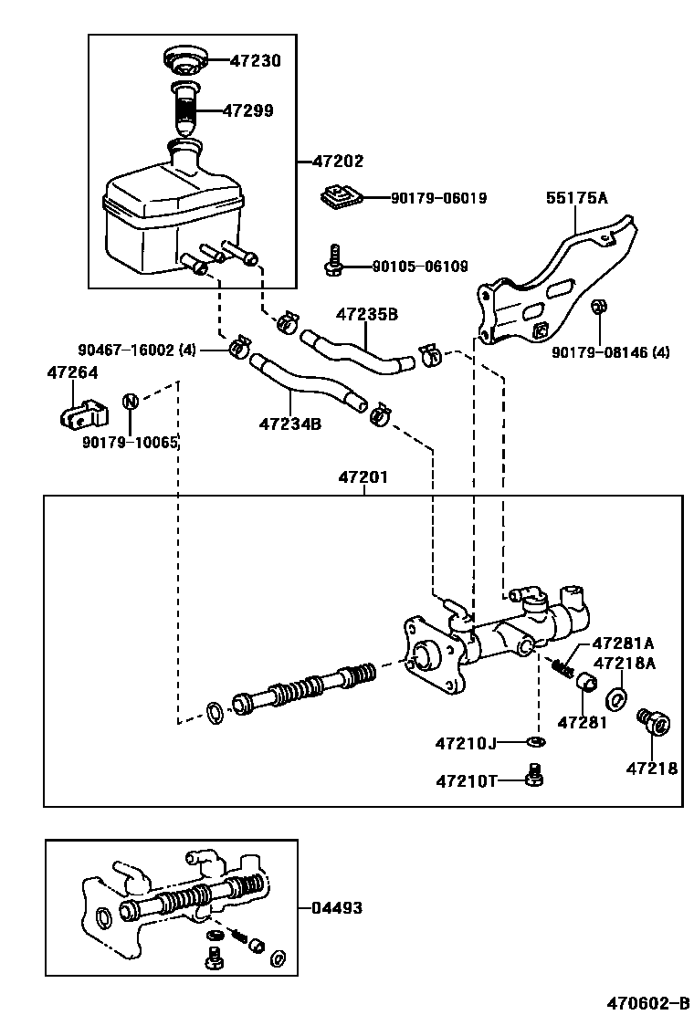 4702 — BRAKE MASTER CYLINDER