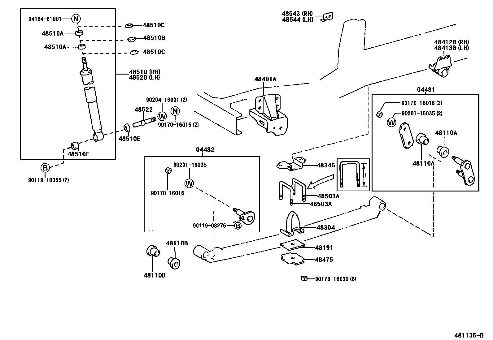 4803 — FRONT SPRING & SHOCK ABSORBER