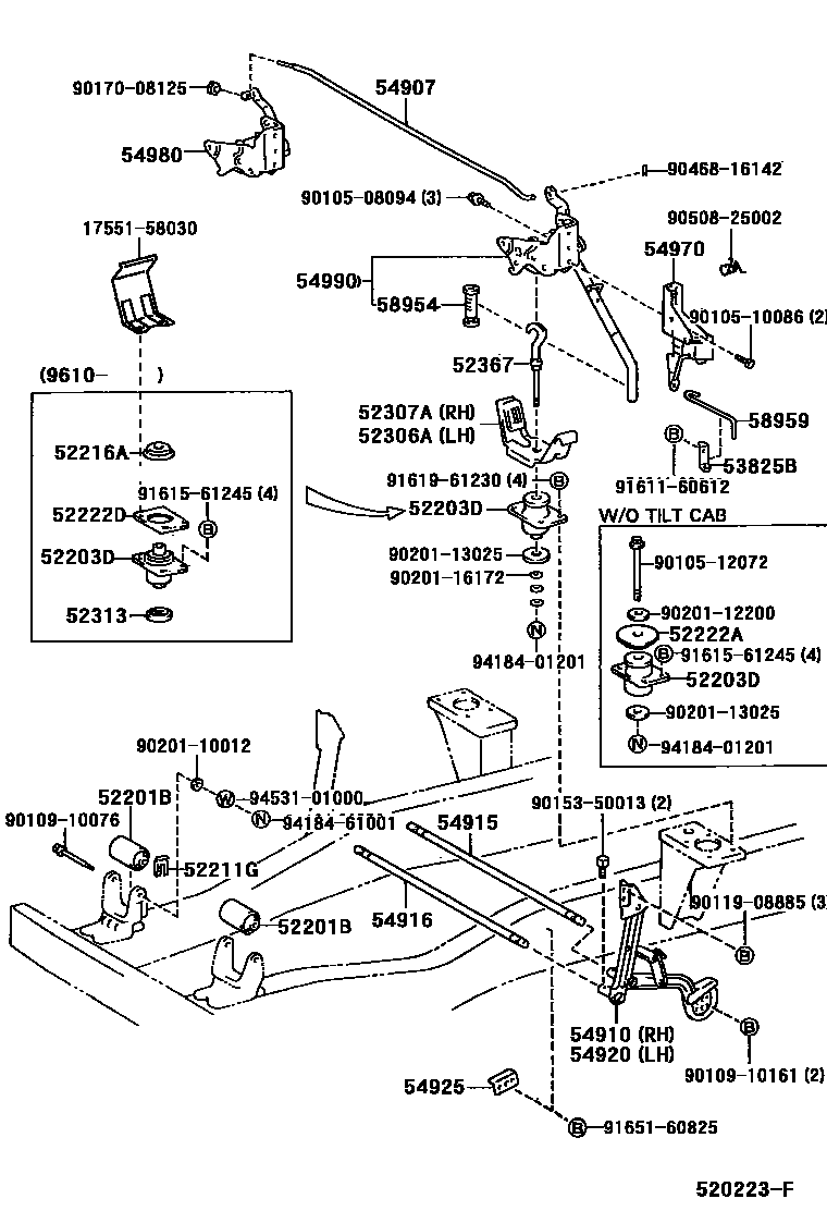 5251 — CAB MOUNTING & BODY MOUNTING