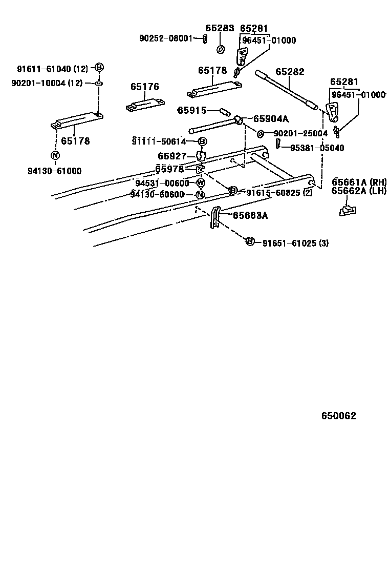 6556 — REAR BODY SUB FRAME