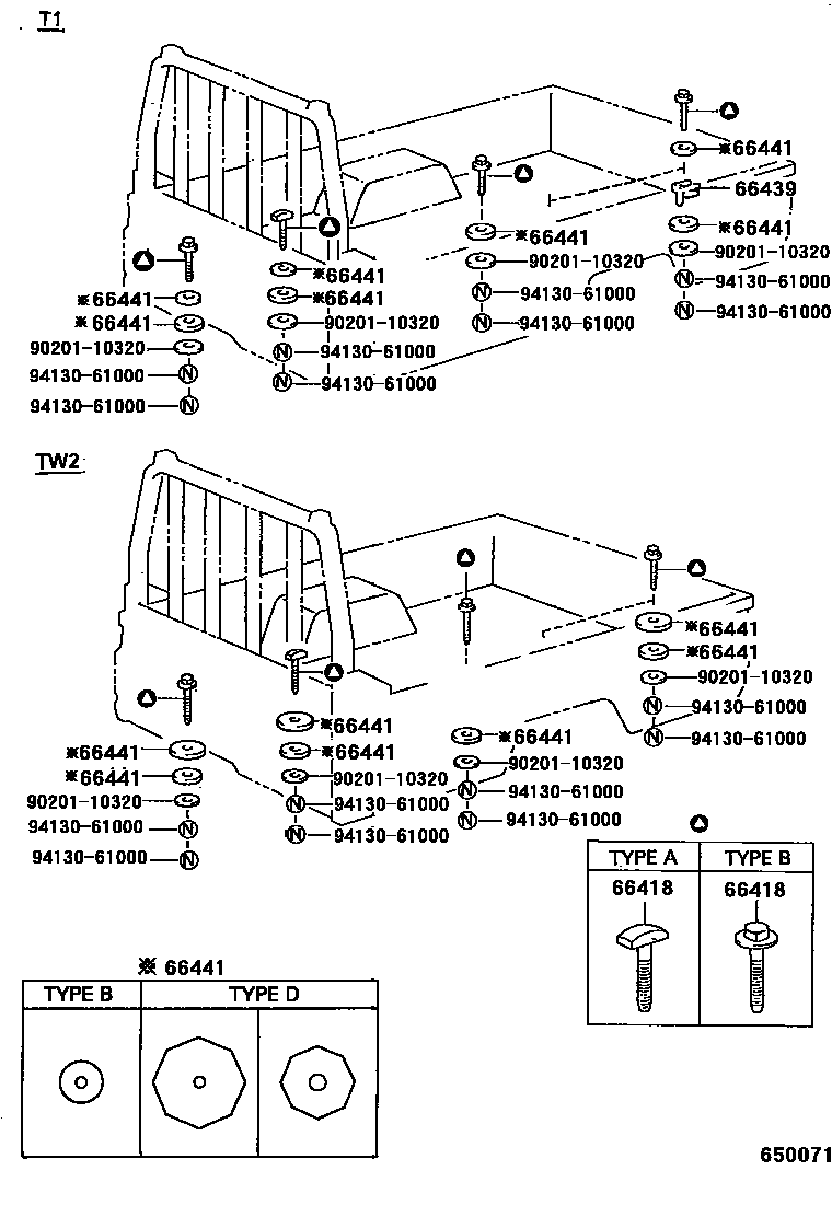 6558 — REAR BODY MOUNTING