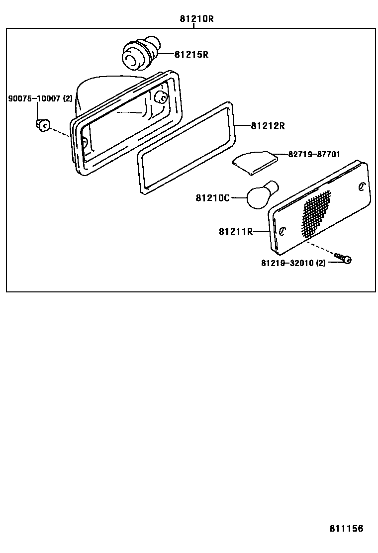 8116 — REAR FOG LAMP