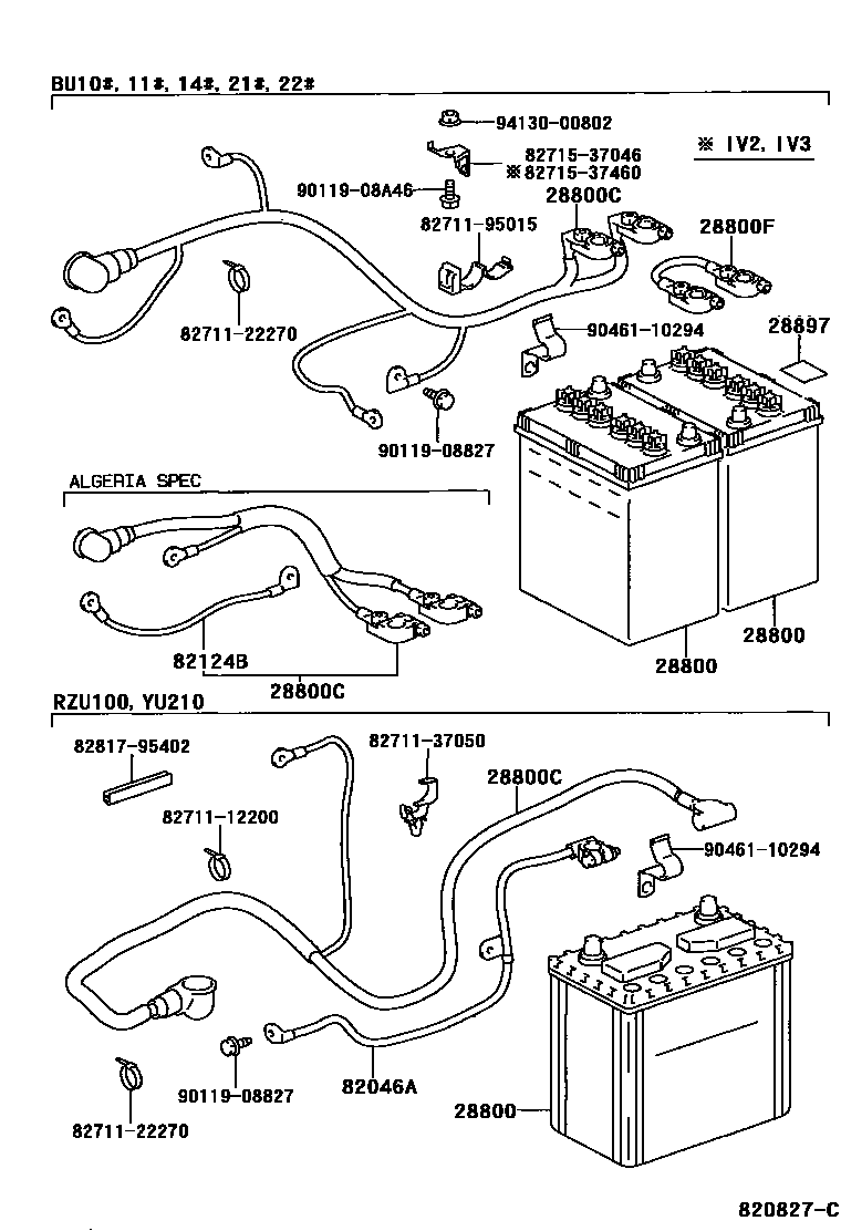 8201 — BATTERY & BATTERY CABLE