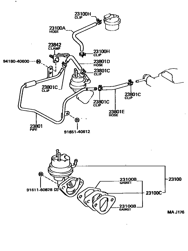 2301 — FUEL PUMP & PIPE
