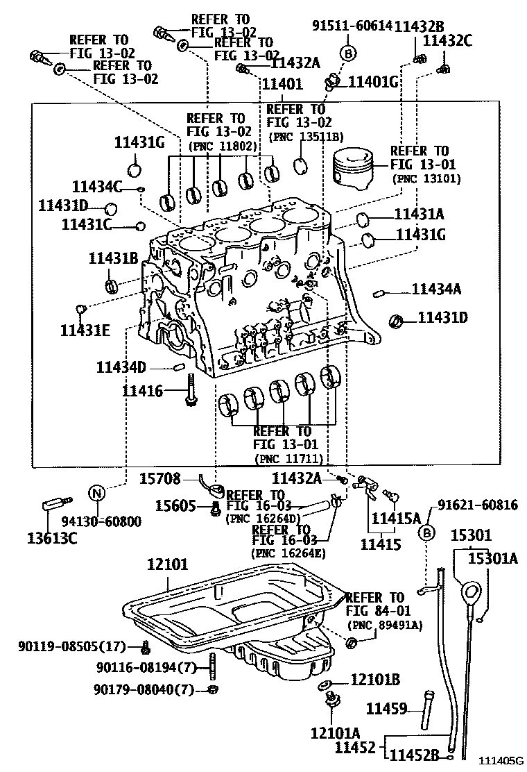 1105 — CYLINDER BLOCK