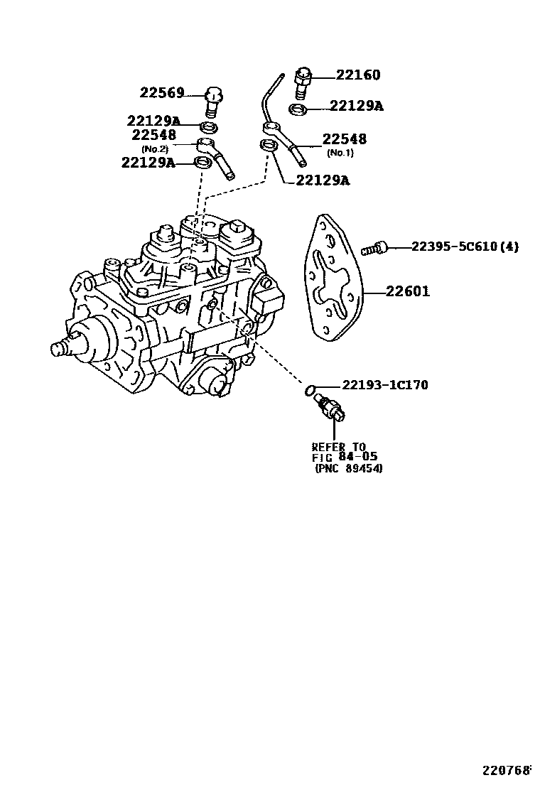 2203 — INJECTION PUMP BODY
