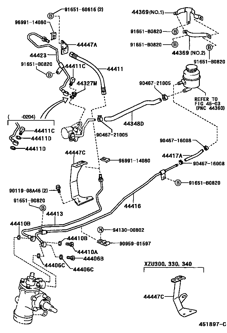 4503 — POWER STEERING TUBE