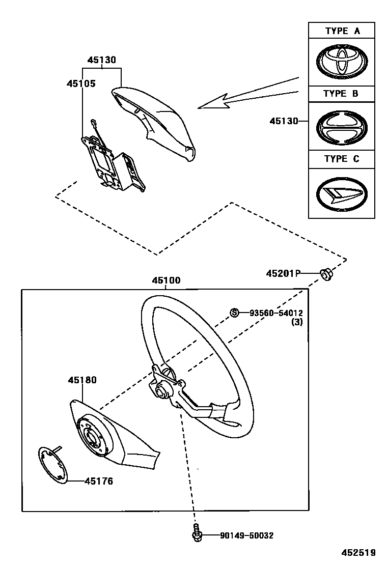 4504 — STEERING WHEEL