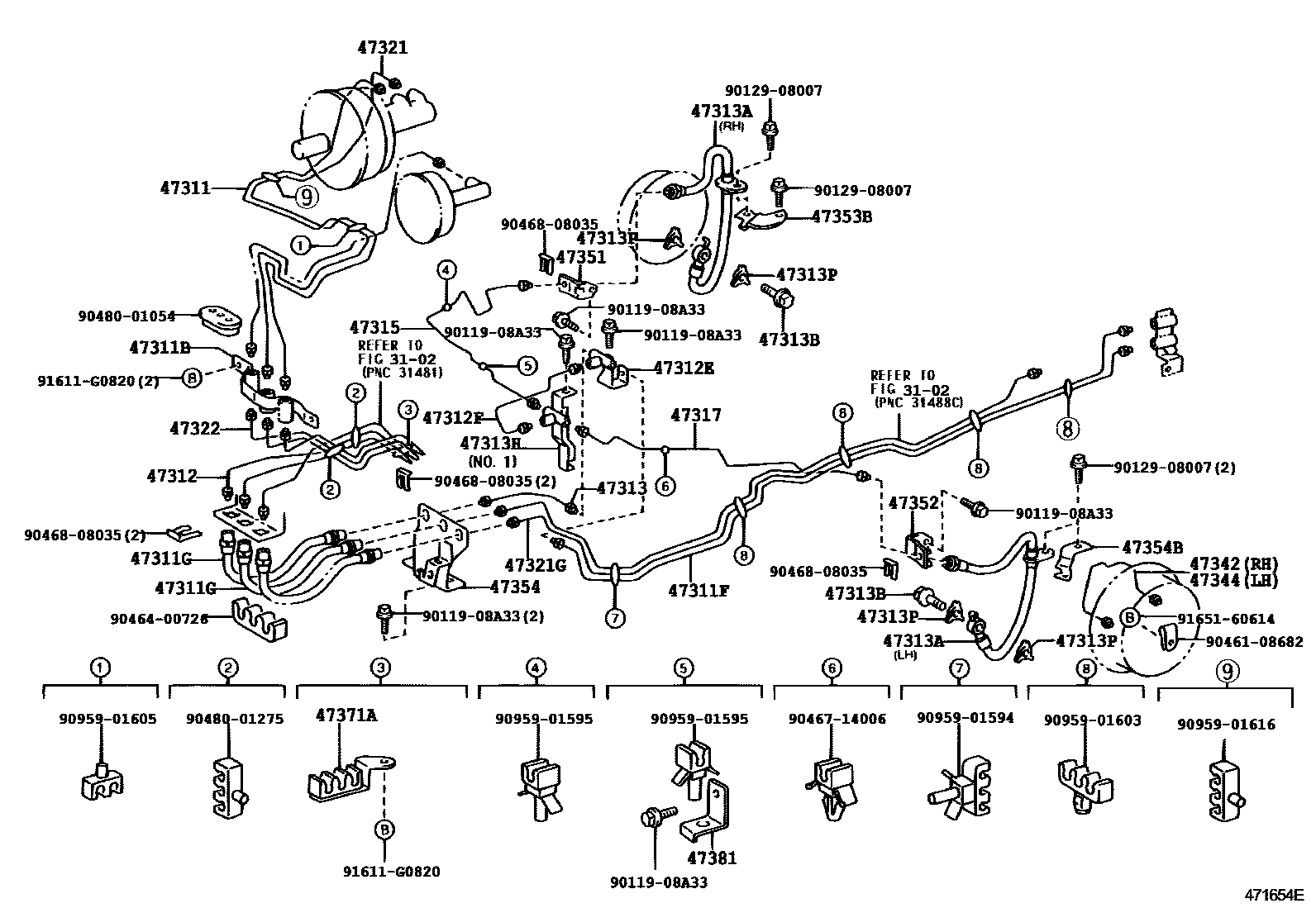 4708 — BRAKE TUBE & CLAMP