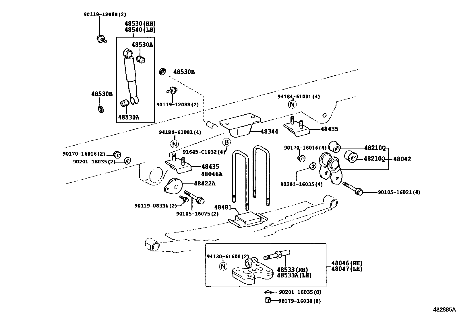 4804 — REAR SPRING & SHOCK ABSORBER