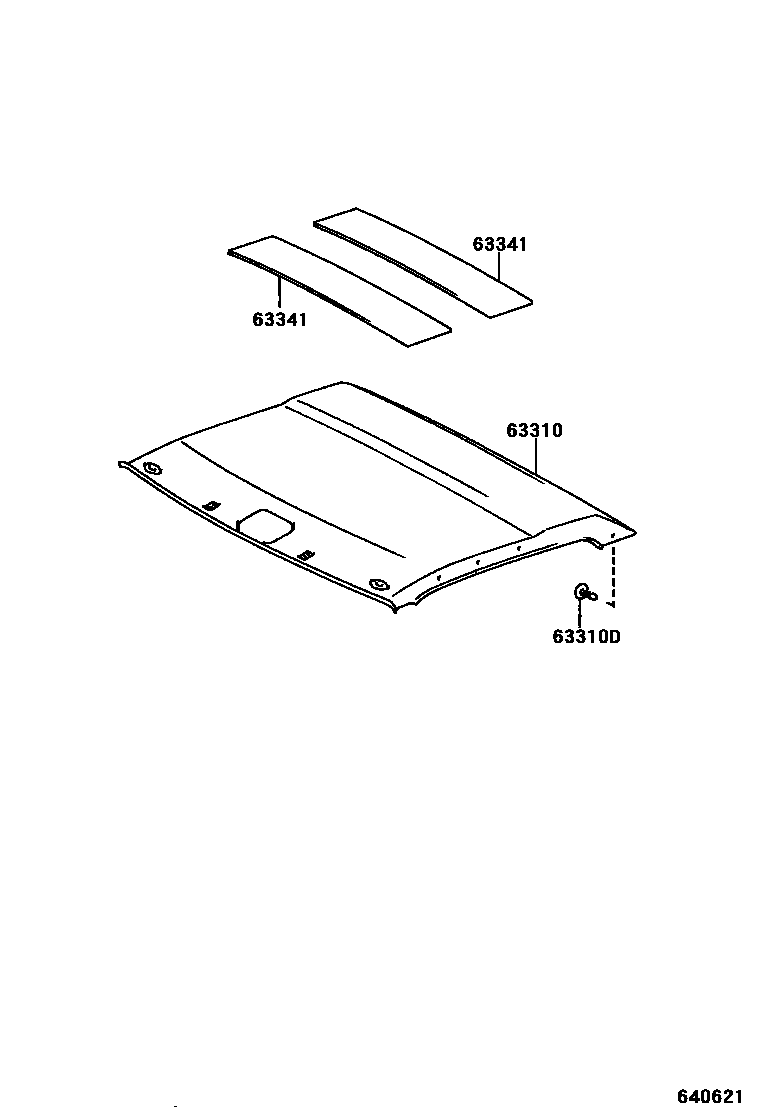 6452 — ROOF HEADLINING & SILENCER PAD
