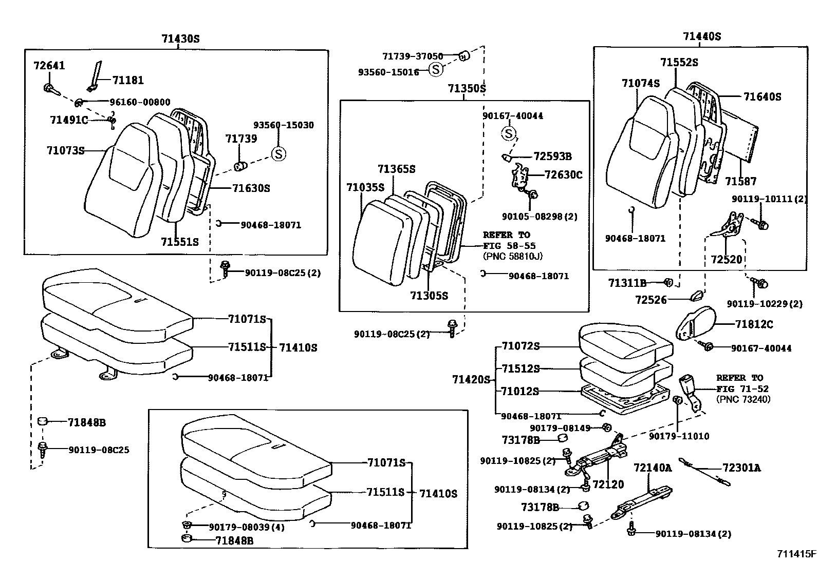 7151 — SEAT & SEAT TRACK
