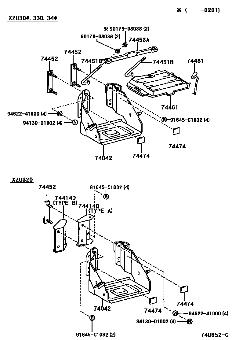 7454 — BATTERY CARRIER