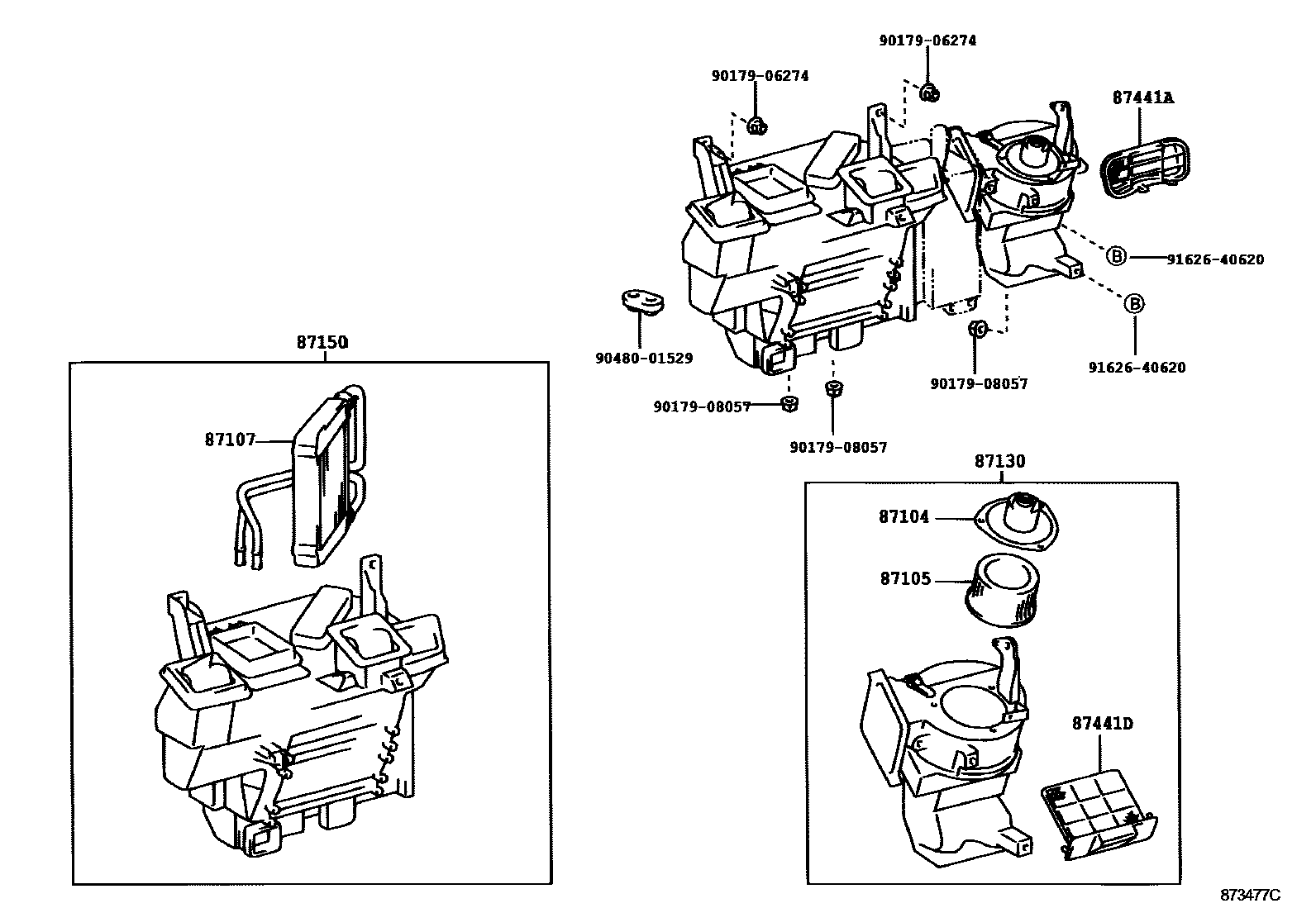 8712 — HEATING & AIR CONDITIONING - HEATER UNIT & BLOWER