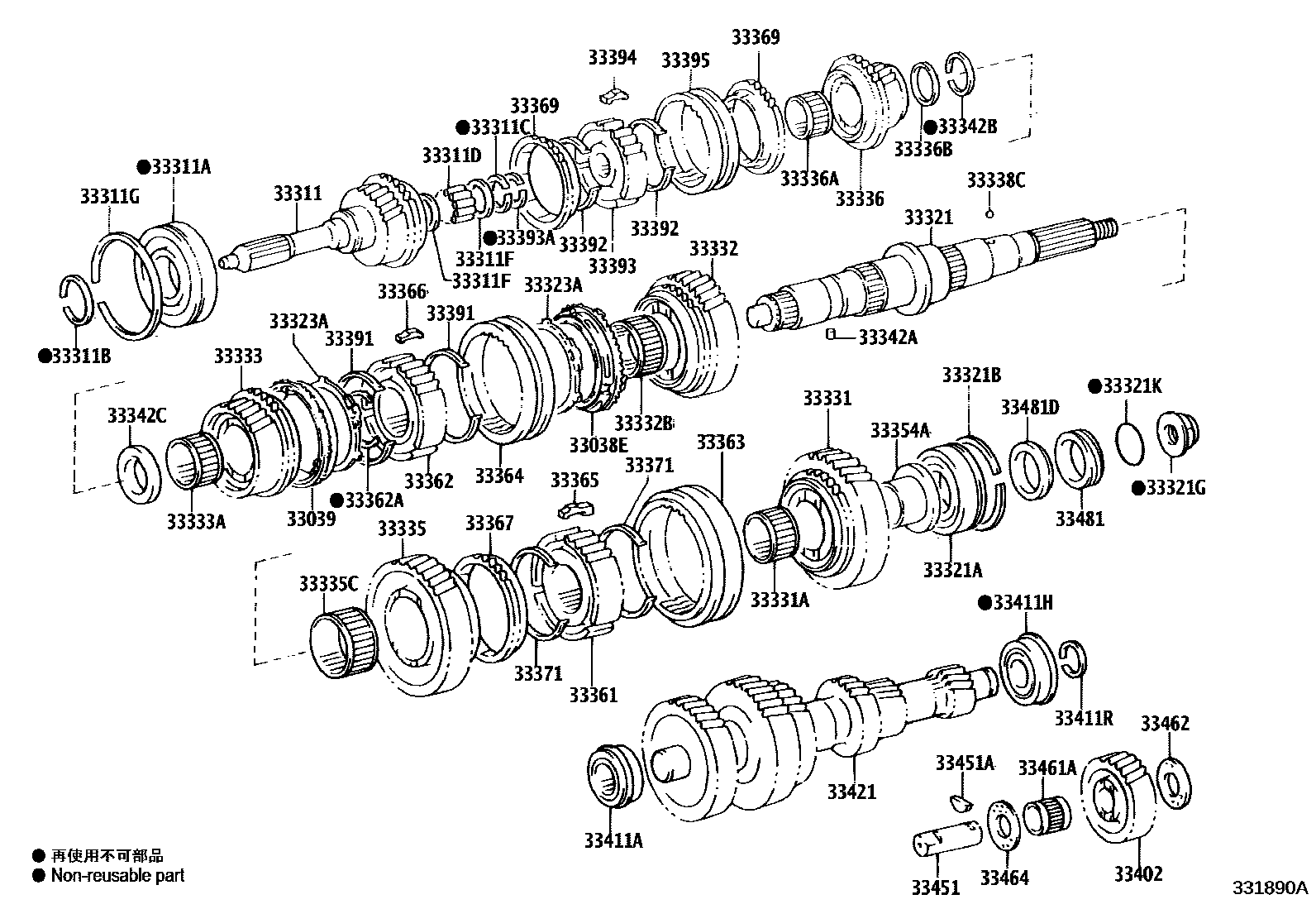 3305 — TRANSMISSION GEAR (MTM)