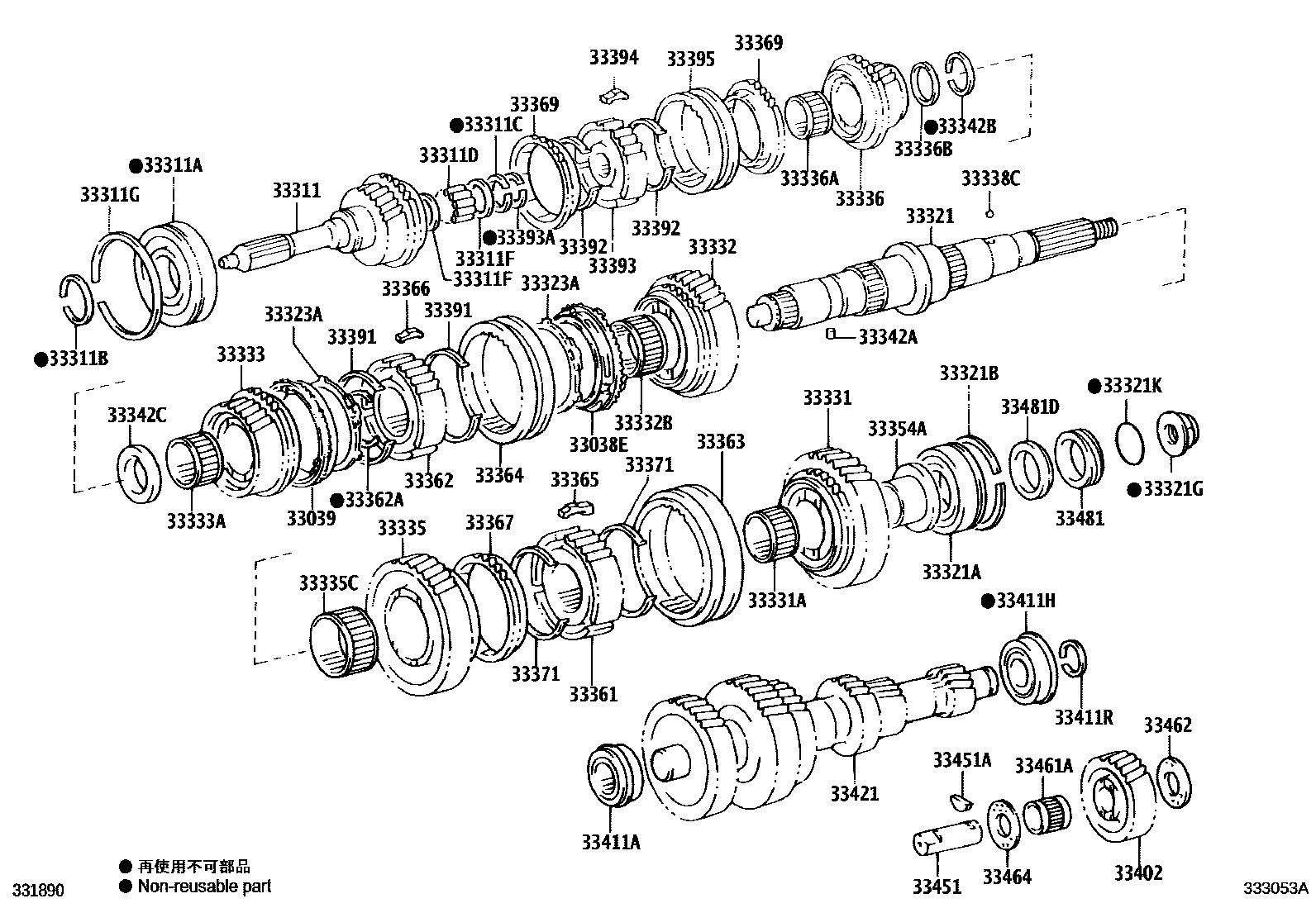 3305 — TRANSMISSION GEAR (MTM)