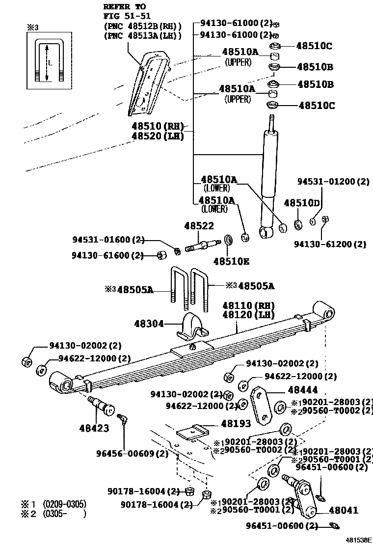4803 — FRONT SPRING & SHOCK ABSORBER