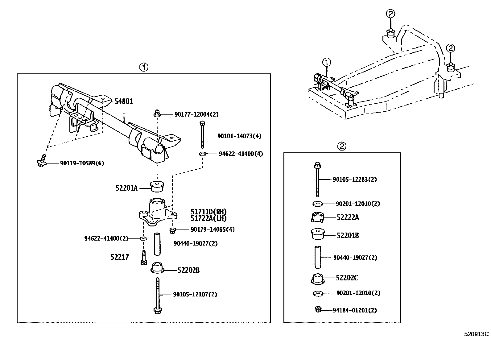 5251 — CAB MOUNTING & BODY MOUNTING