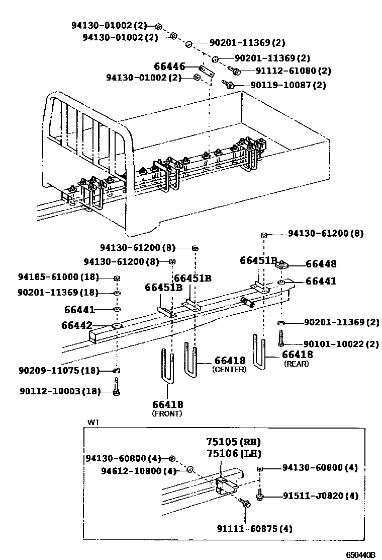6558 — REAR BODY MOUNTING