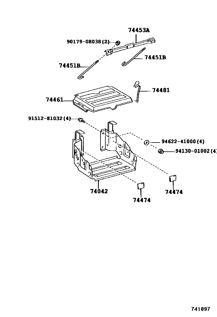 7454 — BATTERY CARRIER