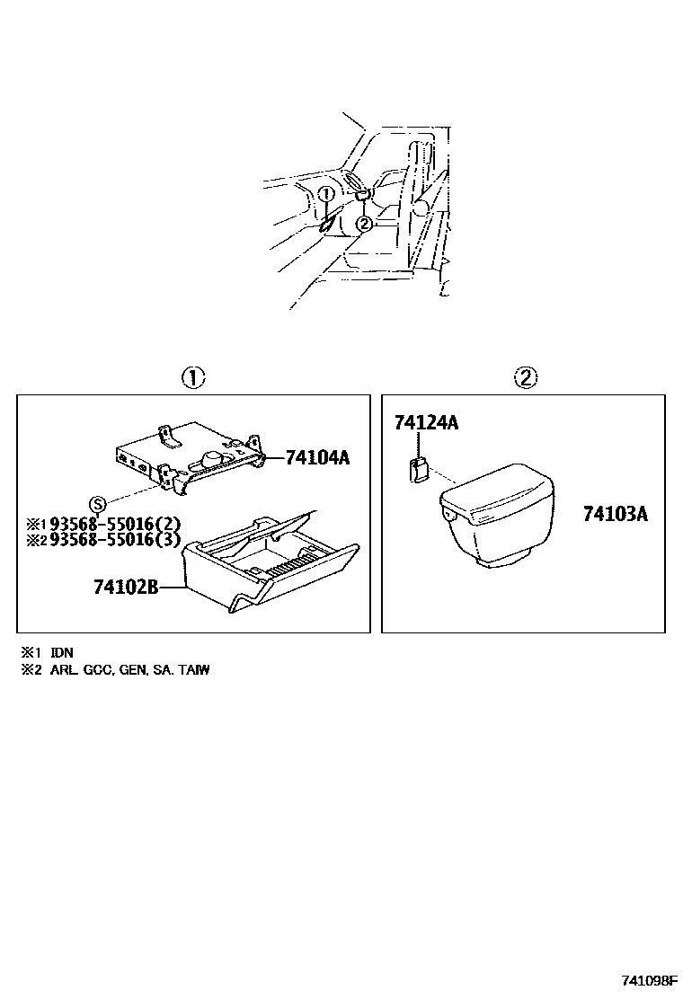 7456 — ASH RECEPTACLE