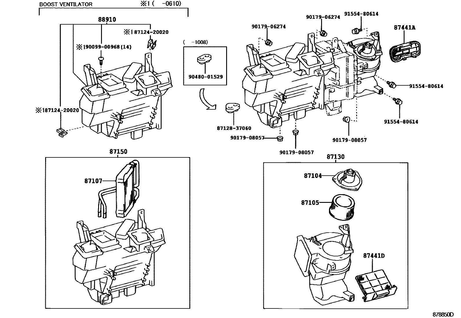8712 — HEATING & AIR CONDITIONING - HEATER UNIT & BLOWER