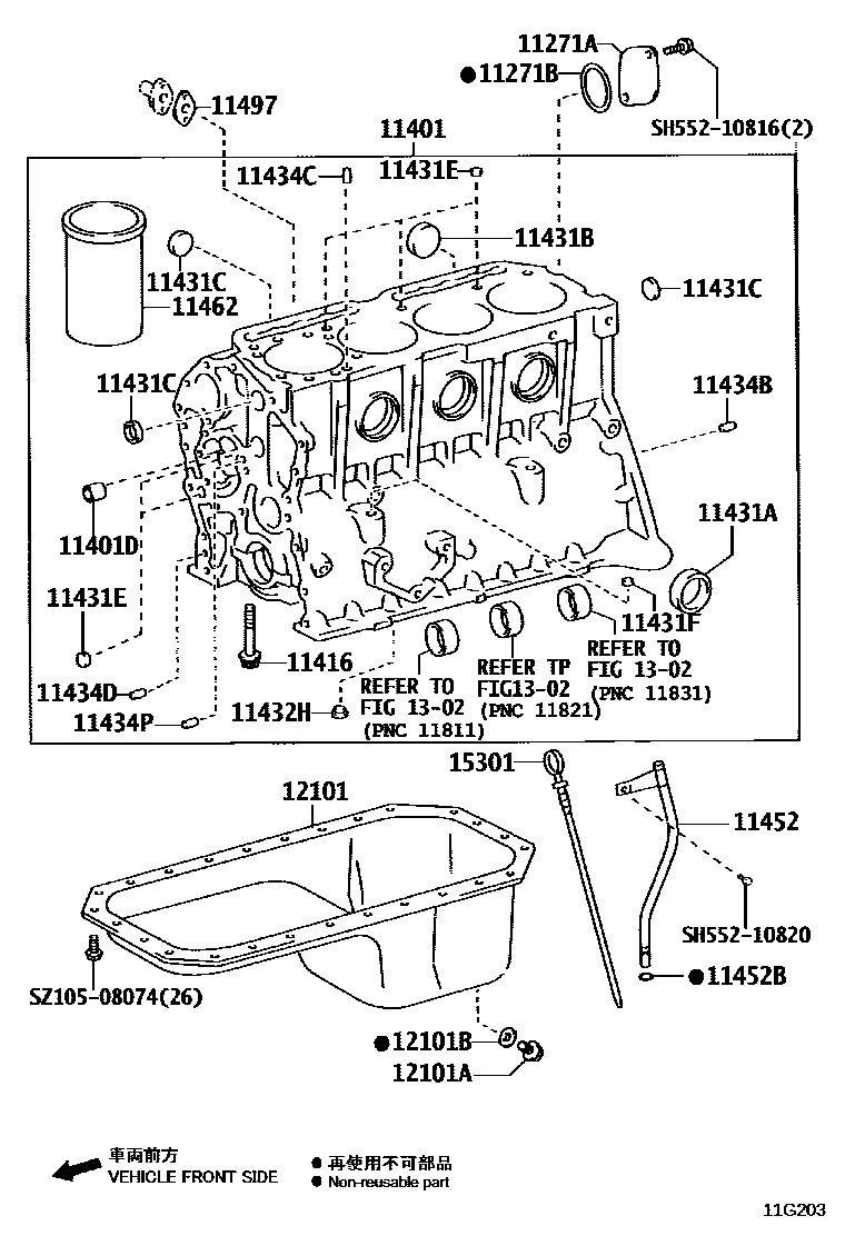 1105 — CYLINDER BLOCK