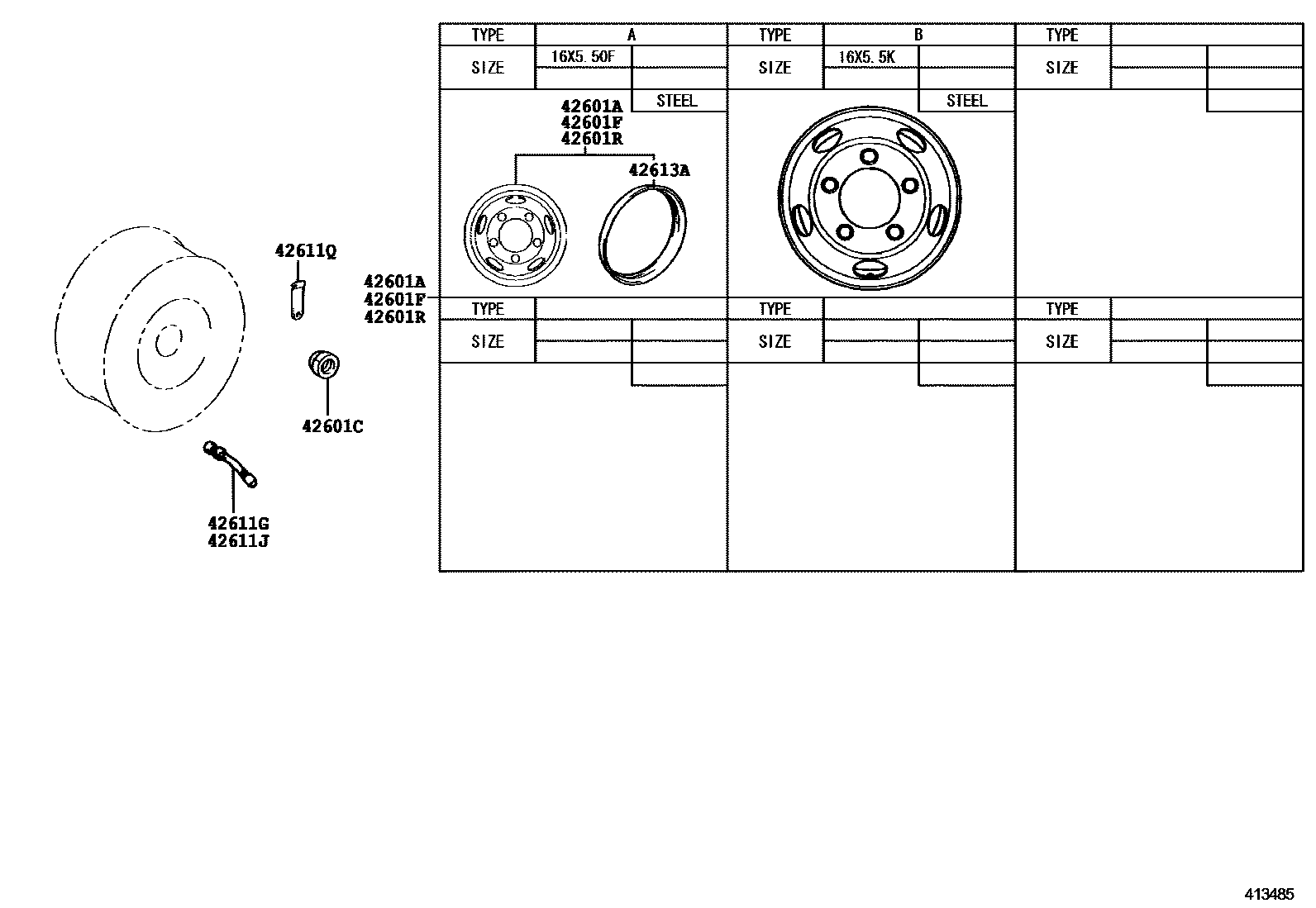 4103 — DISC WHEEL & WHEEL CAP