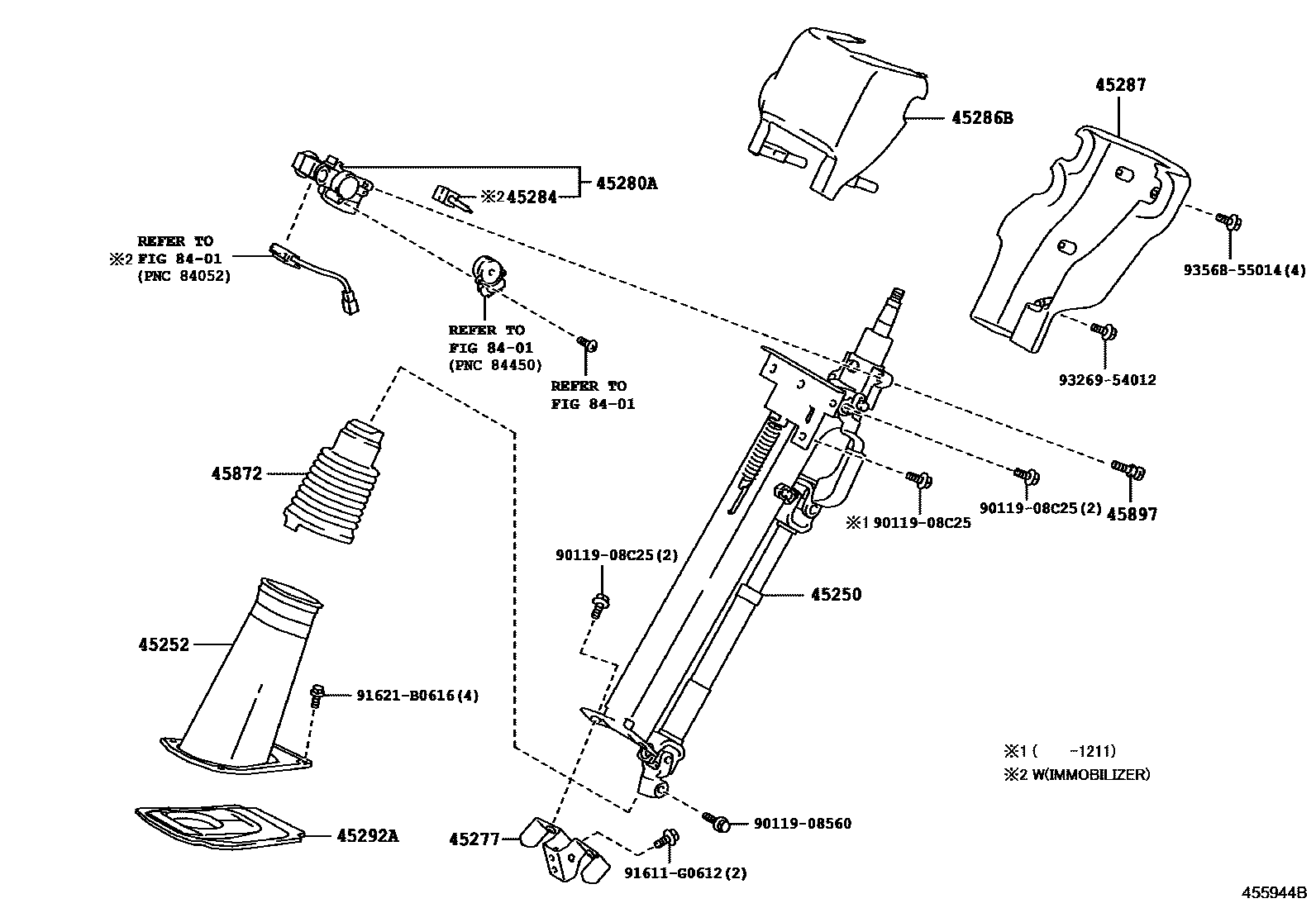4501 — STEERING COLUMN & SHAFT