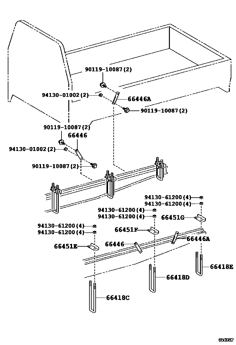 6558 — REAR BODY MOUNTING