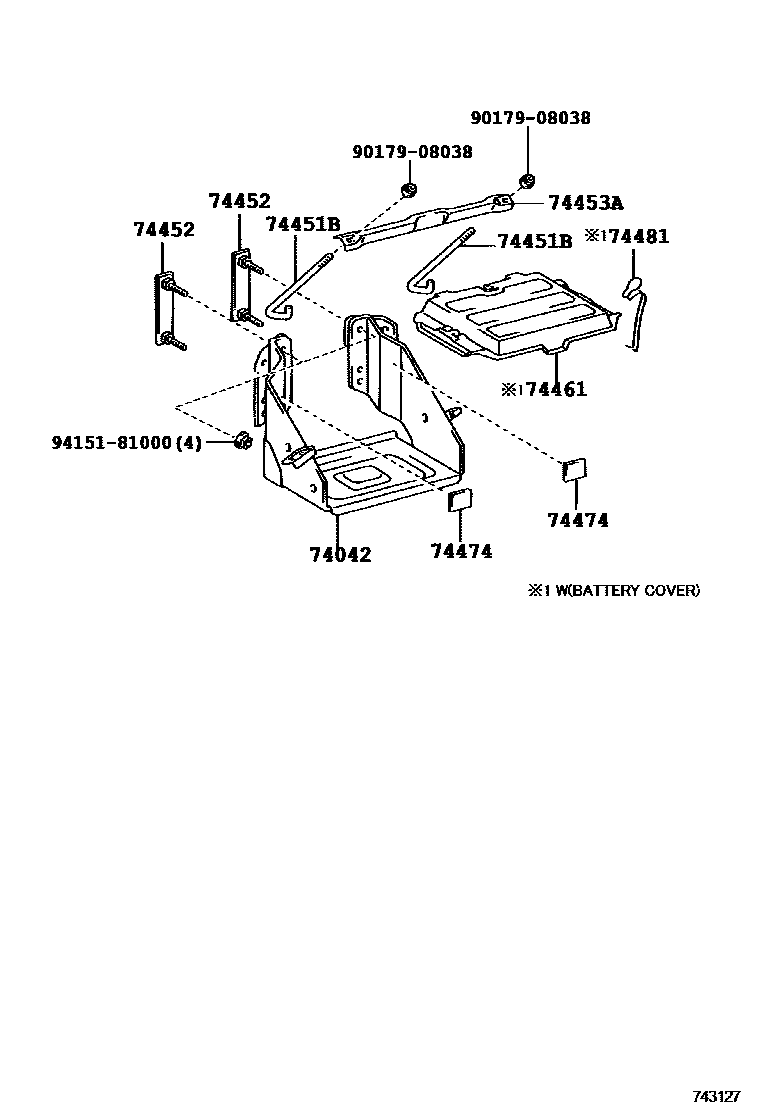 7454 — BATTERY CARRIER