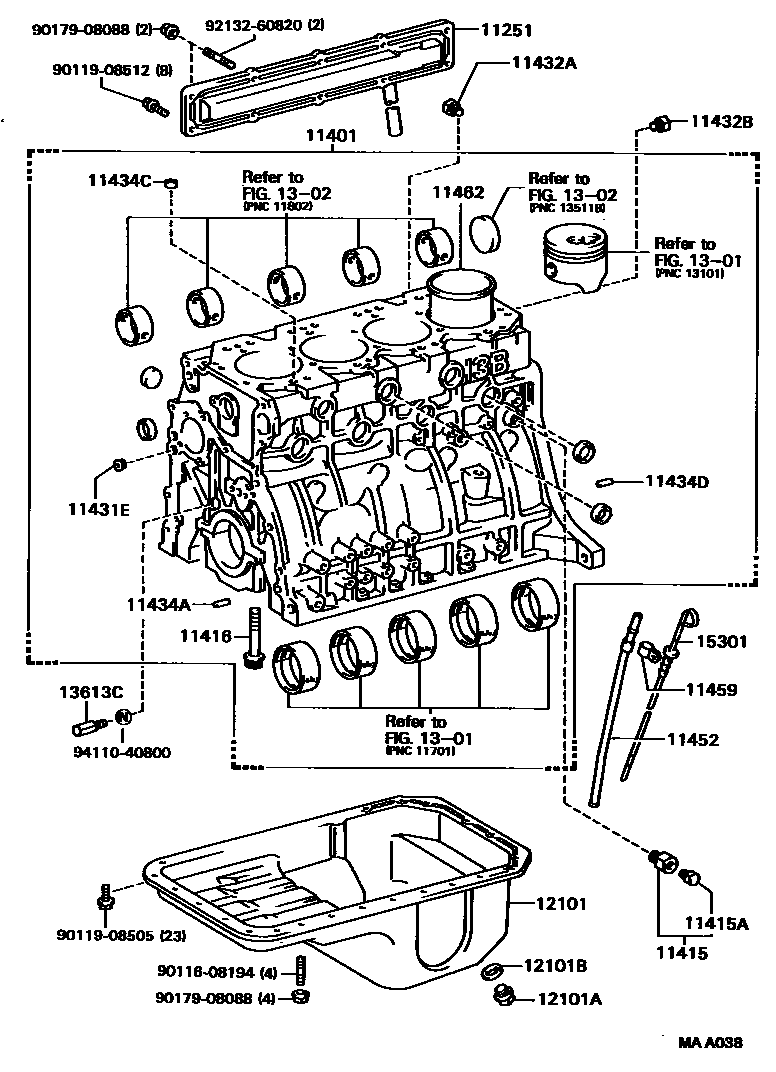 1105 — CYLINDER BLOCK
