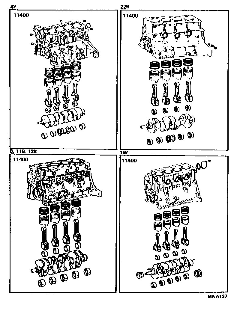 1102 — SHORT BLOCK ASSEMBLY