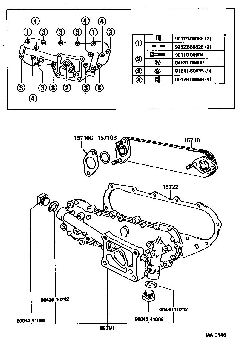 1503 — ENGINE OIL COOLER