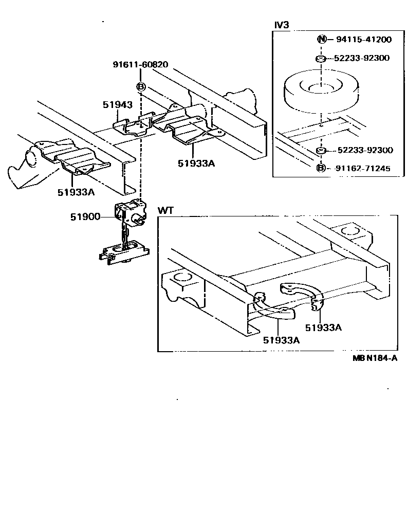 5153 — SPARE WHEEL CARRIER
