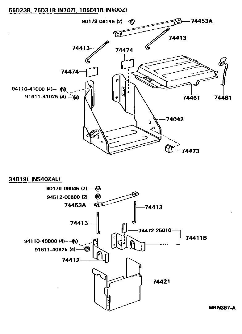 7454 — BATTERY CARRIER