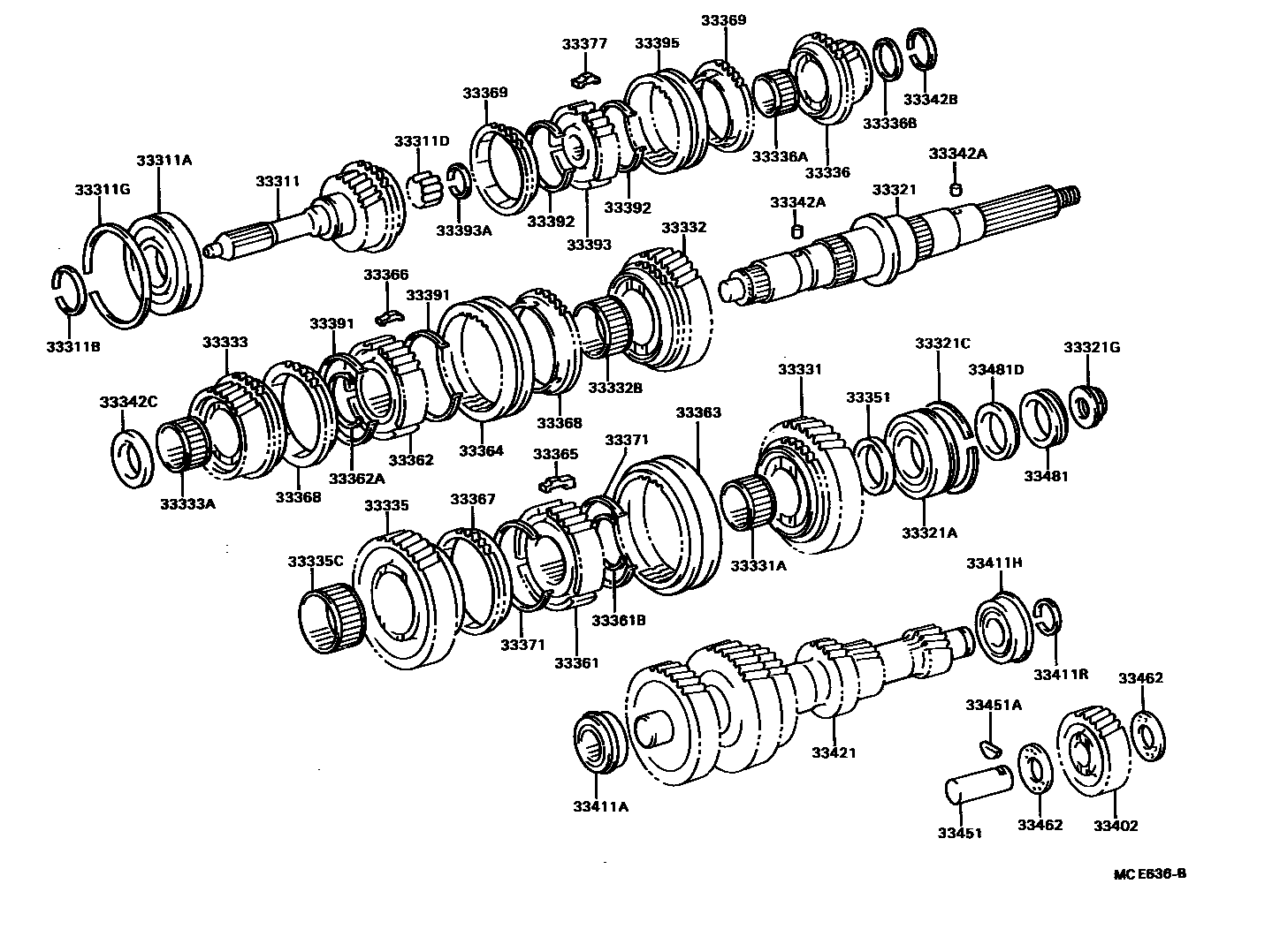 3305 — TRANSMISSION GEAR (MTM)