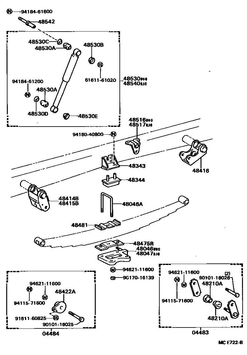 4804 — REAR SPRING & SHOCK ABSORBER