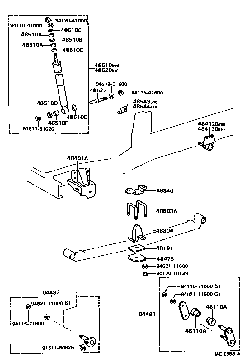 4803 — FRONT SPRING & SHOCK ABSORBER