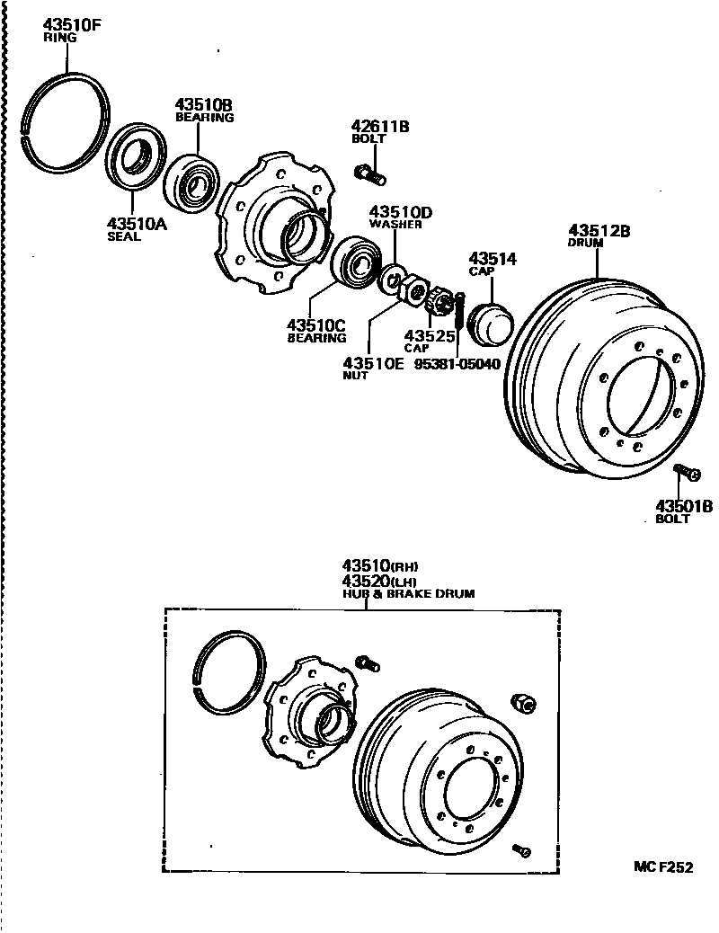 4303 — FRONT AXLE HUB