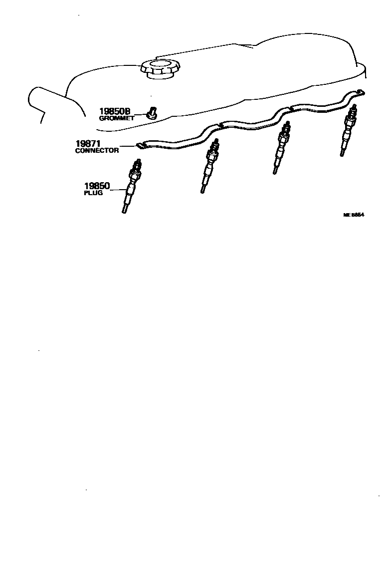 1901 — IGNITION COIL & SPARK PLUG / GLOW PLUG