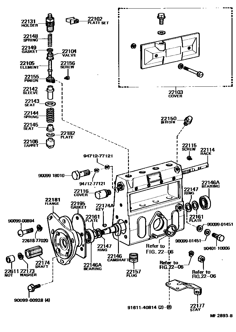 2203 — INJECTION PUMP BODY