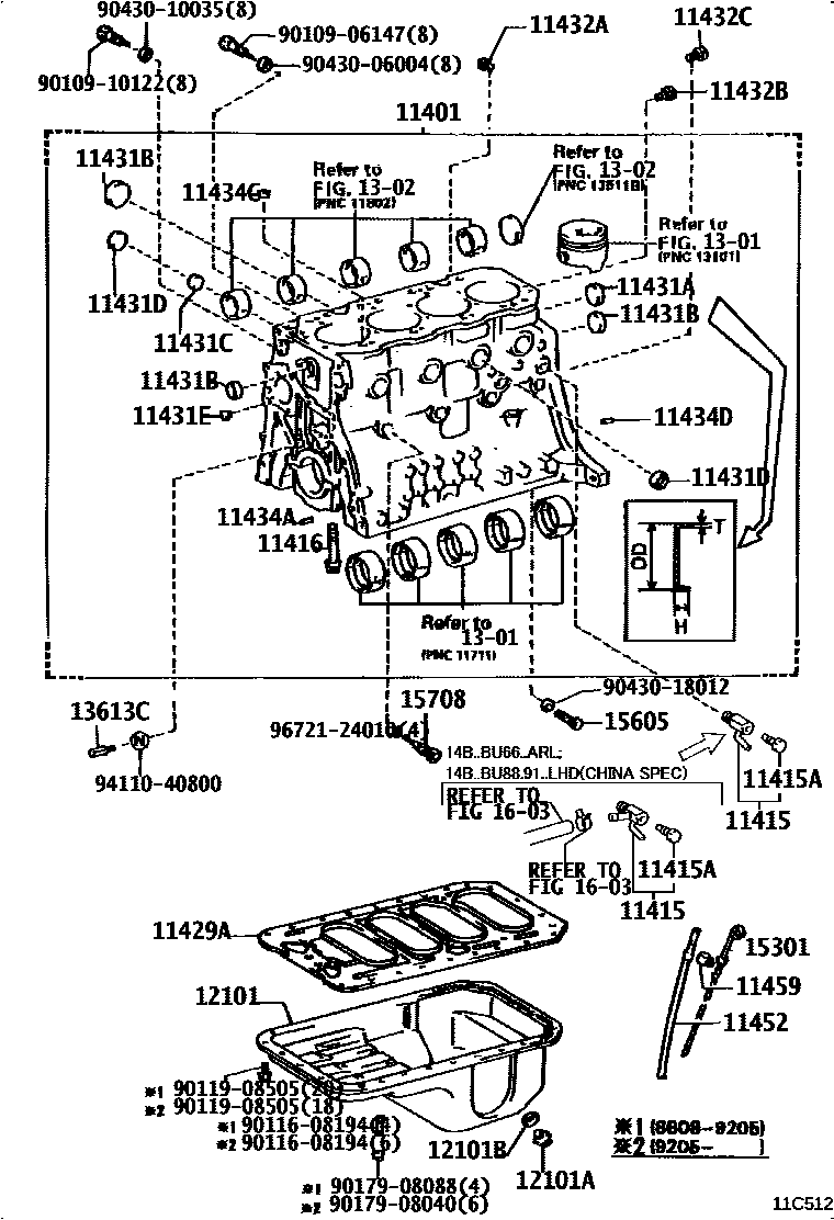 1105 — CYLINDER BLOCK