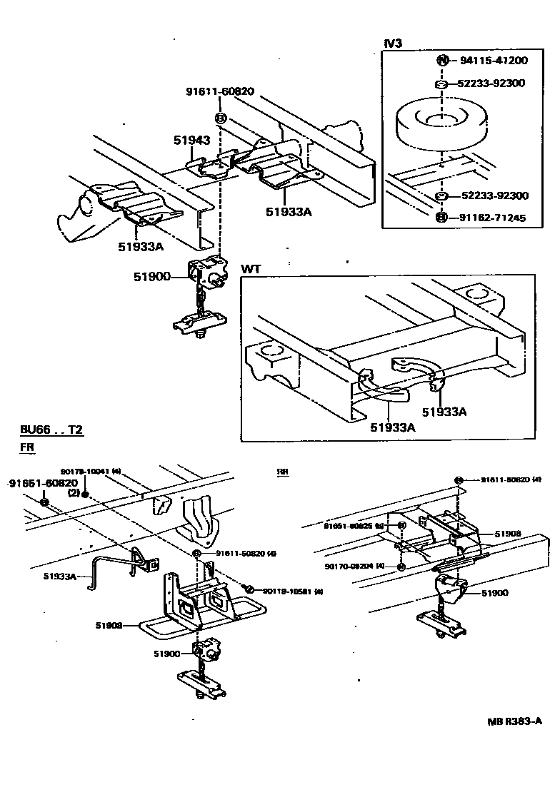 5153 — SPARE WHEEL CARRIER