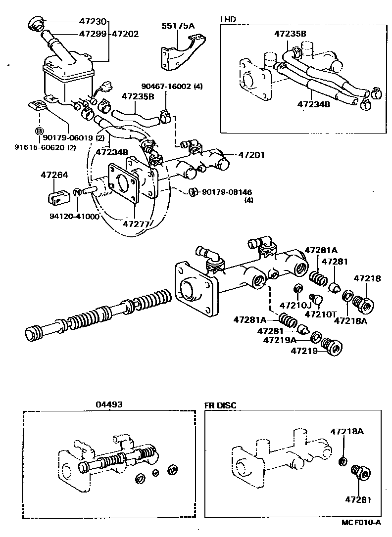 4702 — BRAKE MASTER CYLINDER