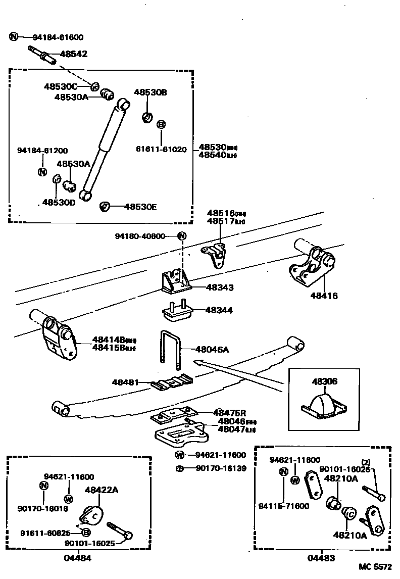 4804 — REAR SPRING & SHOCK ABSORBER