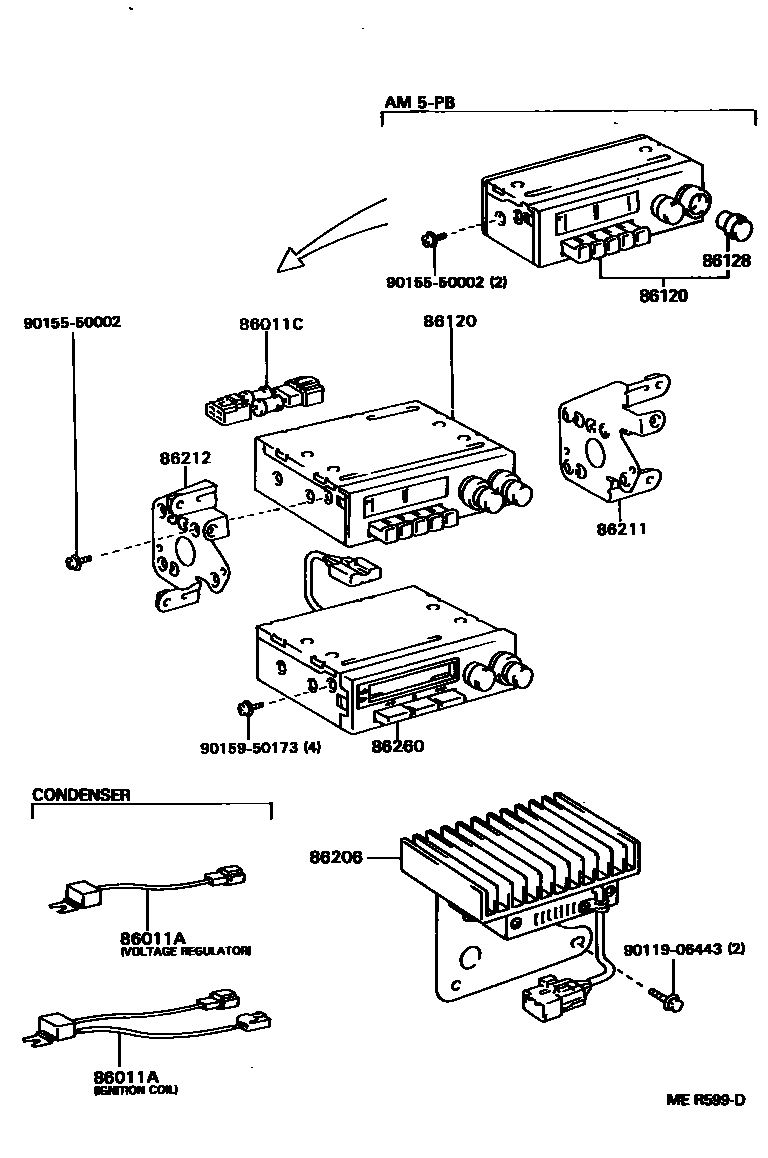 8601 — RADIO RECEIVER & AMPLIFIER & CONDENSER