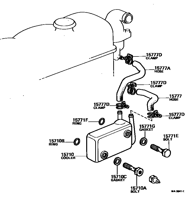 1503 — ENGINE OIL COOLER