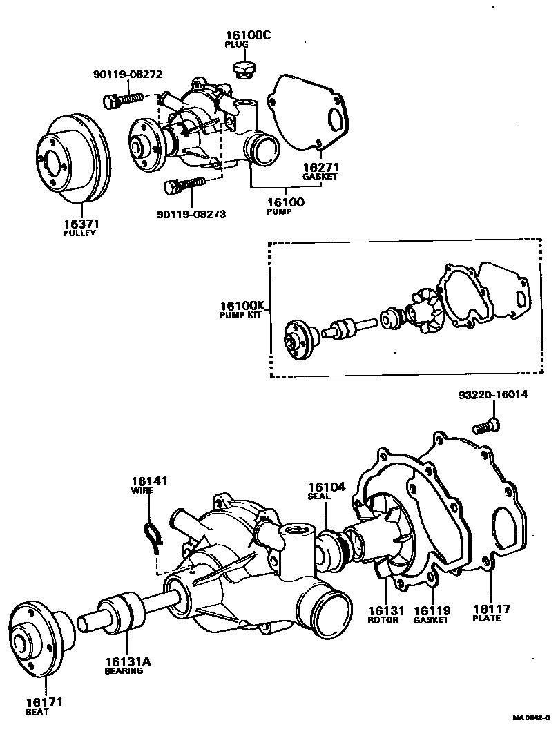 1601 — WATER PUMP